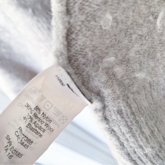 Madewell Grey Ryder Longline Cardigan Sweater Wool Alpaca Blend size medium - Picture 7 of 7